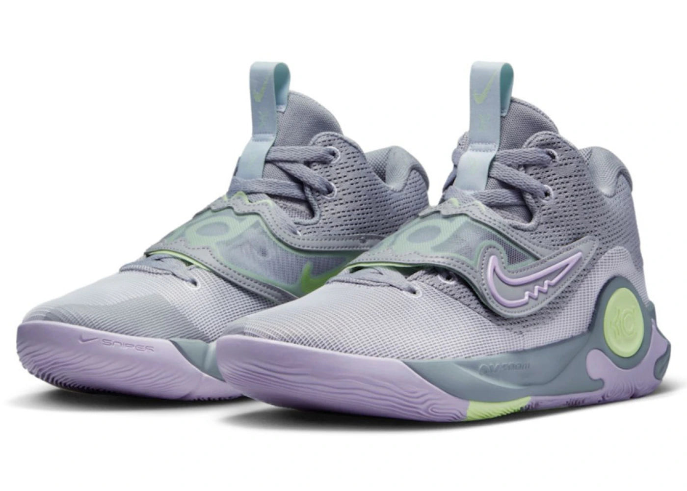Nike KD Trey 5 X Particle Grey Lilac - vue secondaire B