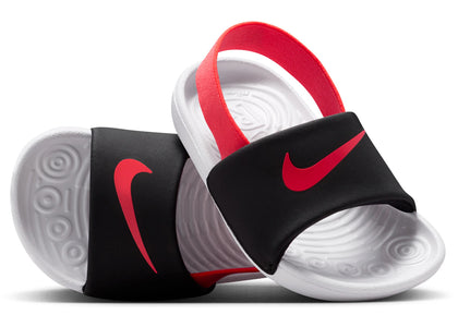 Nike Kawa Slide Black White Bright Crimson (TD) - authentic Nike sneakers