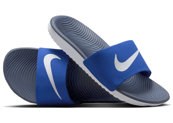 Nike Kawa Slide Game Royal Thunder Blue White (GS) sneakers - authentic streetwear shoes