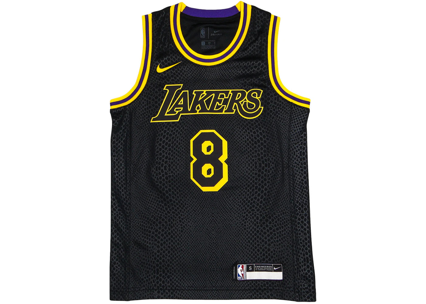 Nike Kids Los Angeles Lakers Kobe Bryant Black Mamba Swingman Jersey Black/Gold - vue secondaire A
