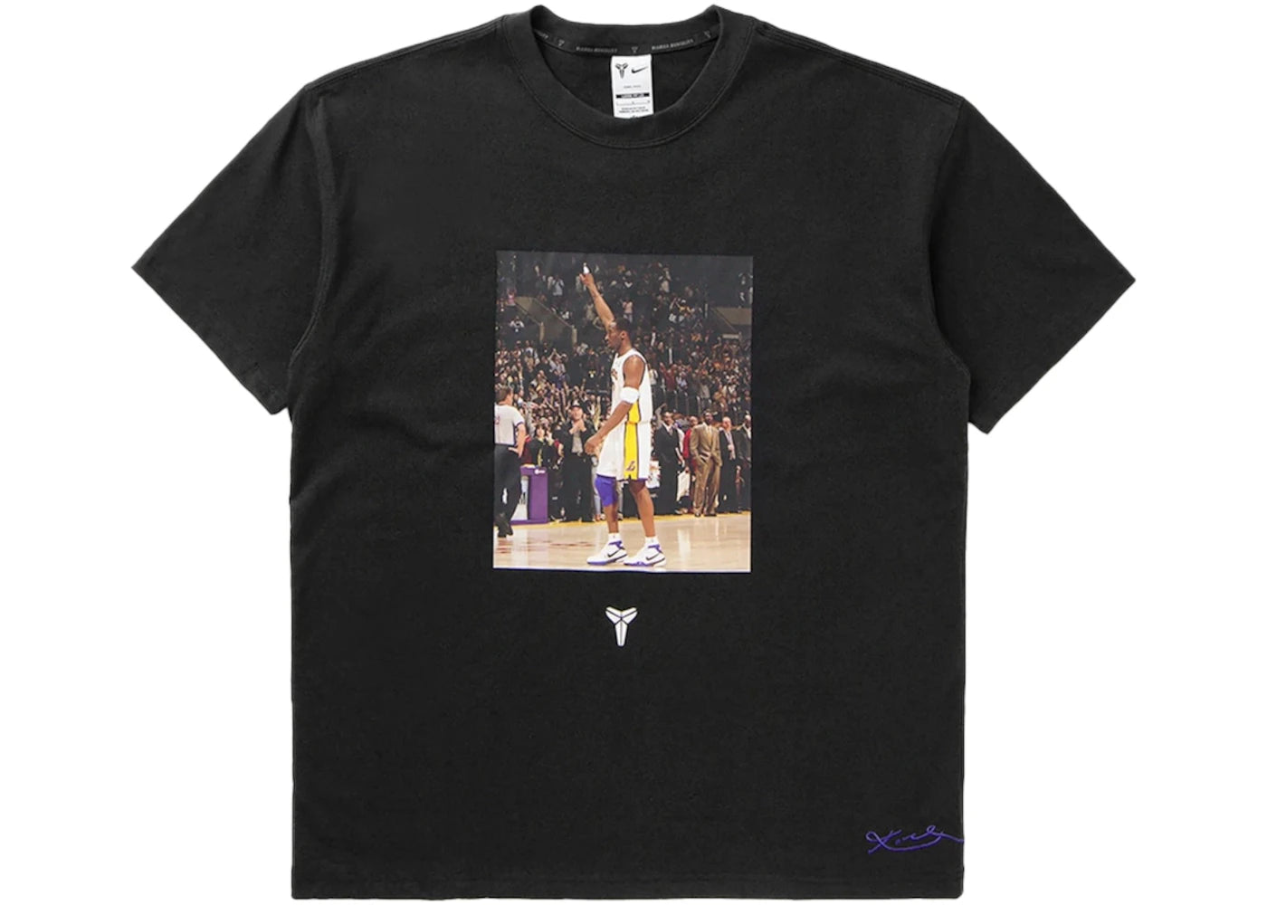 Nike Kobe Bryant 81 Points M90 SP26 Tee Black - vue 360