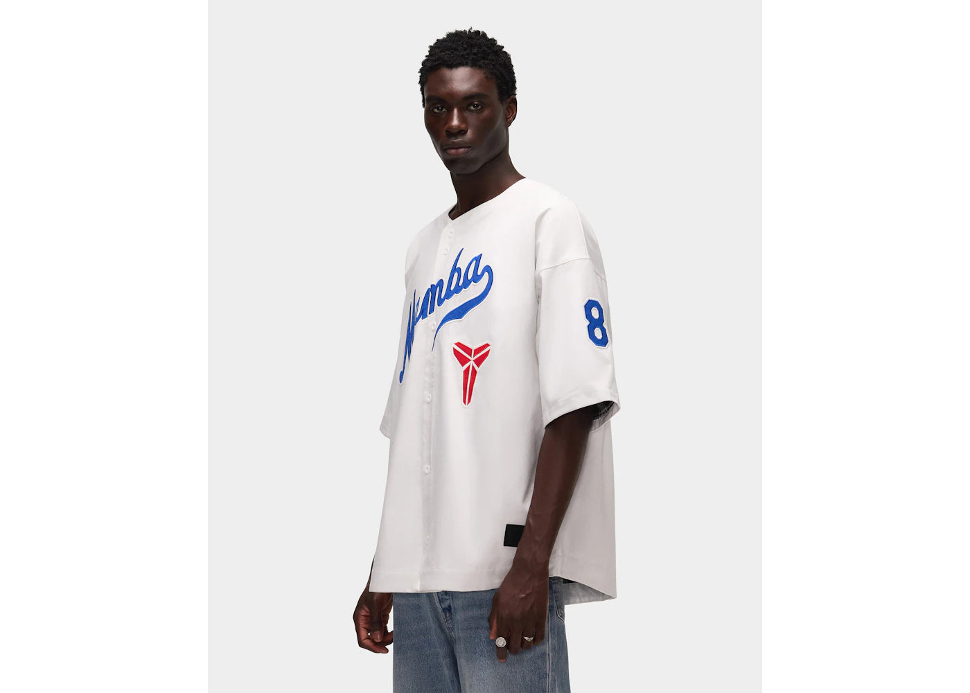 Nike Kobe Bryant Baseball S/S Top White/Blue