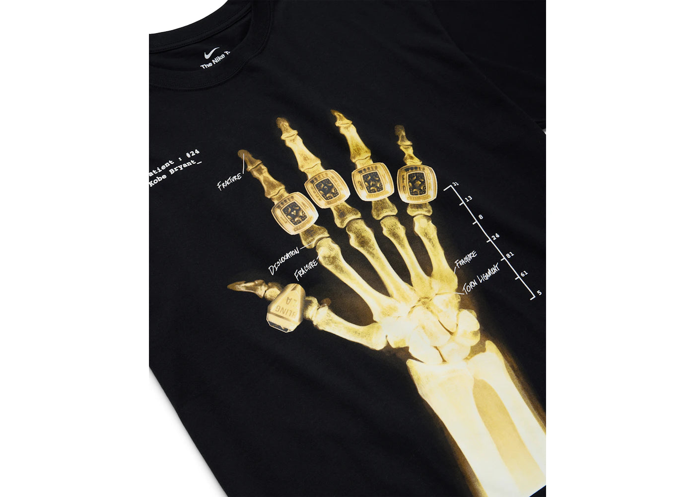 Nike Kobe Bryant Broken Not Beaten T-shirt Black - vue secondaire A