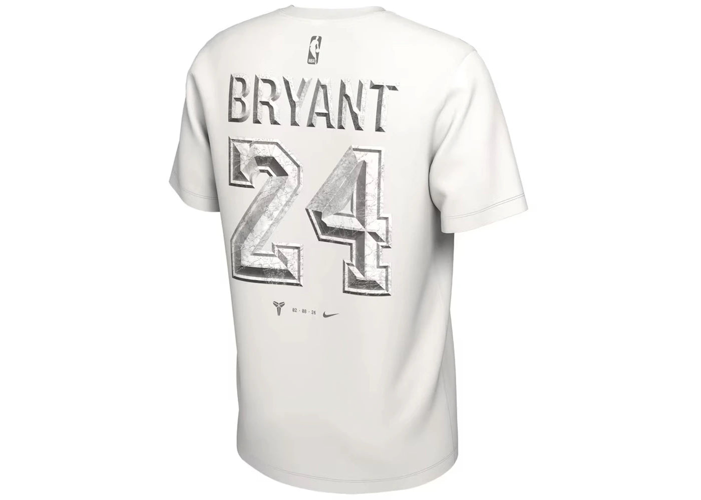 Nike Kobe Bryant Los Angeles Lakers Memorial Statue Unveil T-shirt White - vue secondaire B