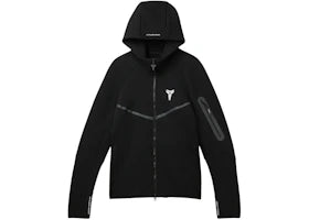 Nike Kobe Bryant Tech Fleece Windrunner Full Zip Jacket Black/White - vue 360