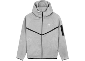 Nike Kobe Bryant Tech Fleece Windrunner Full Zip Jacket Dark Grey Heather/White - vue 360