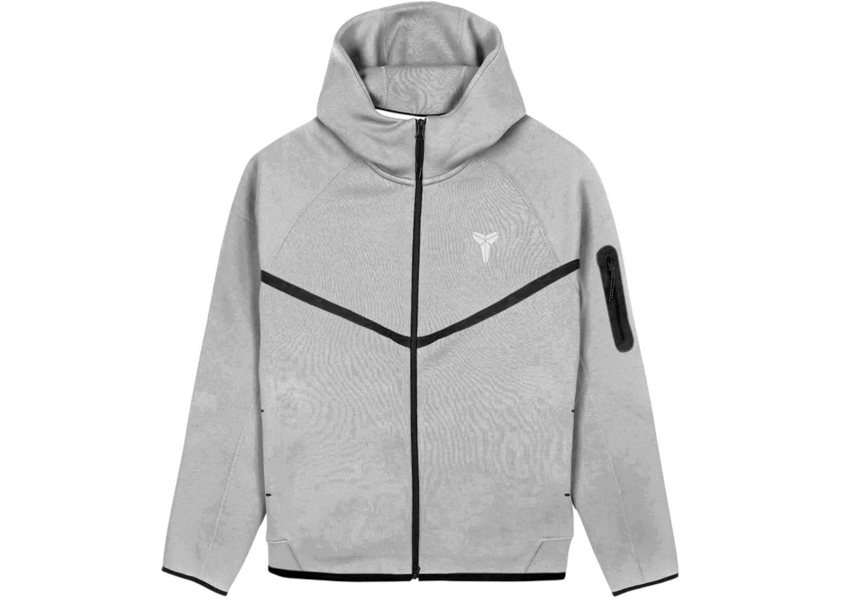 Nike Kobe Bryant Tech Fleece Windrunner Full Zip Jacket Dark Grey Heather/White - vue secondaire A