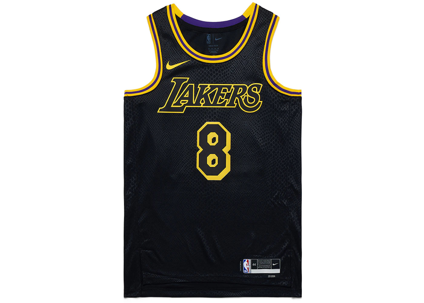 Nike Kobe Mamba Mentality Los Angeles Lakers City Edition Swingman Jersey (FW23) Black