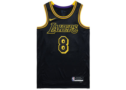 Nike Kobe Mamba Mentality Los Angeles Lakers City Edition Swingman Jersey (FW23) Black - authentic Nike apparel