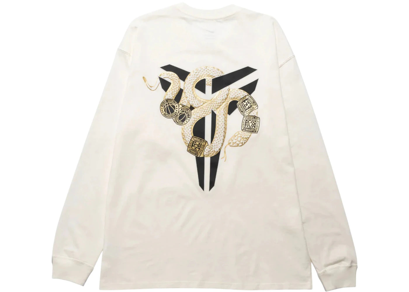 Nike Kobe Year Of The Mamba Max90 L/S T-Shirt White - vue secondaire A