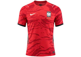 Nike Korea 2026 Stadium Home Men's Dri-FIT Football Replica Shirt Global Red/Black/White/Club Gold - vue 360