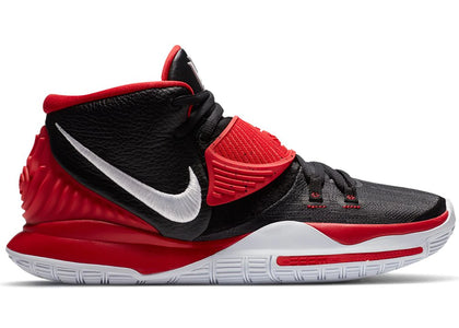 Nike Kyrie 6 Team Black University Red - authentic Nike sneakers