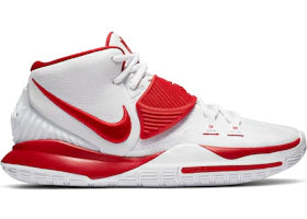 Nike Kyrie 6 White University Red - vue 360