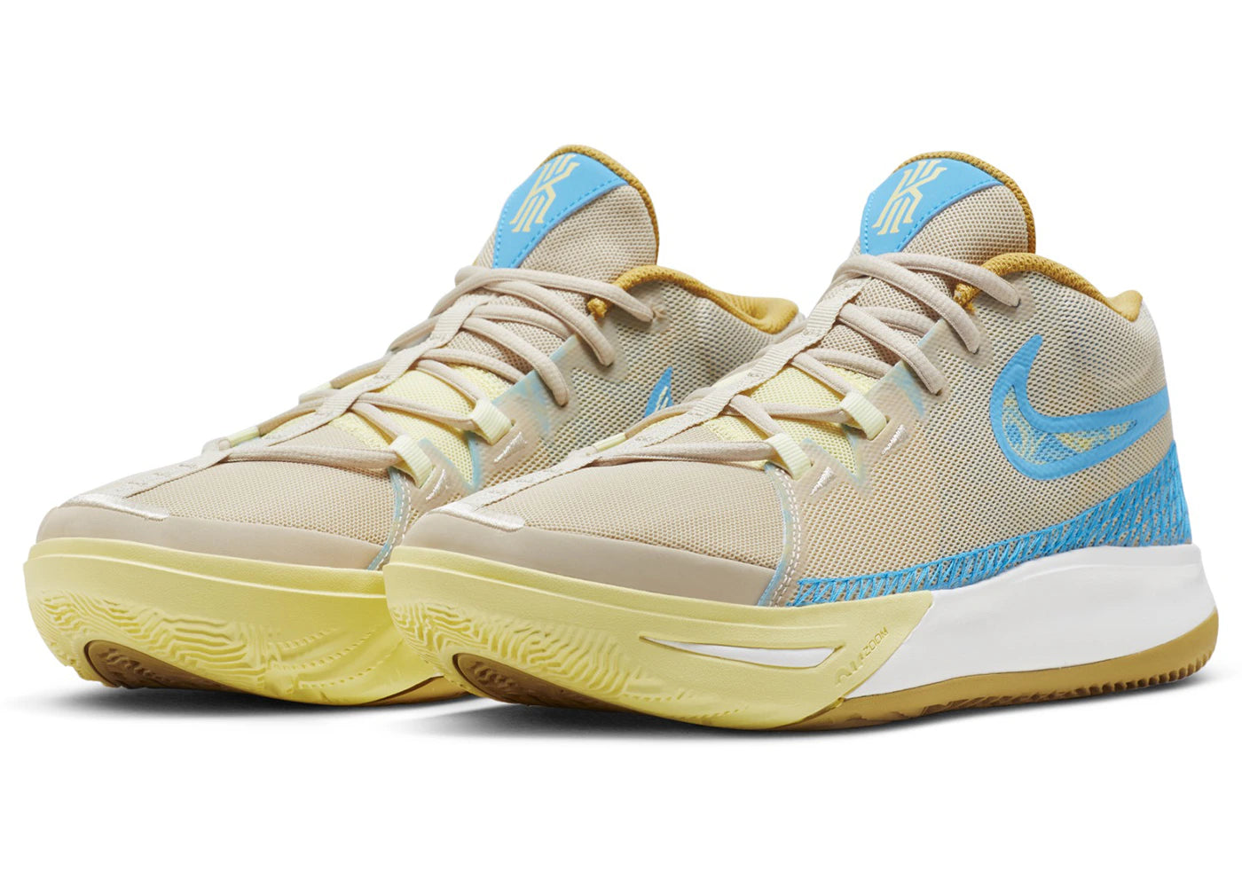 Nike Kyrie Flytrap 6 Sanddrift Blue Lightning - vue secondaire B