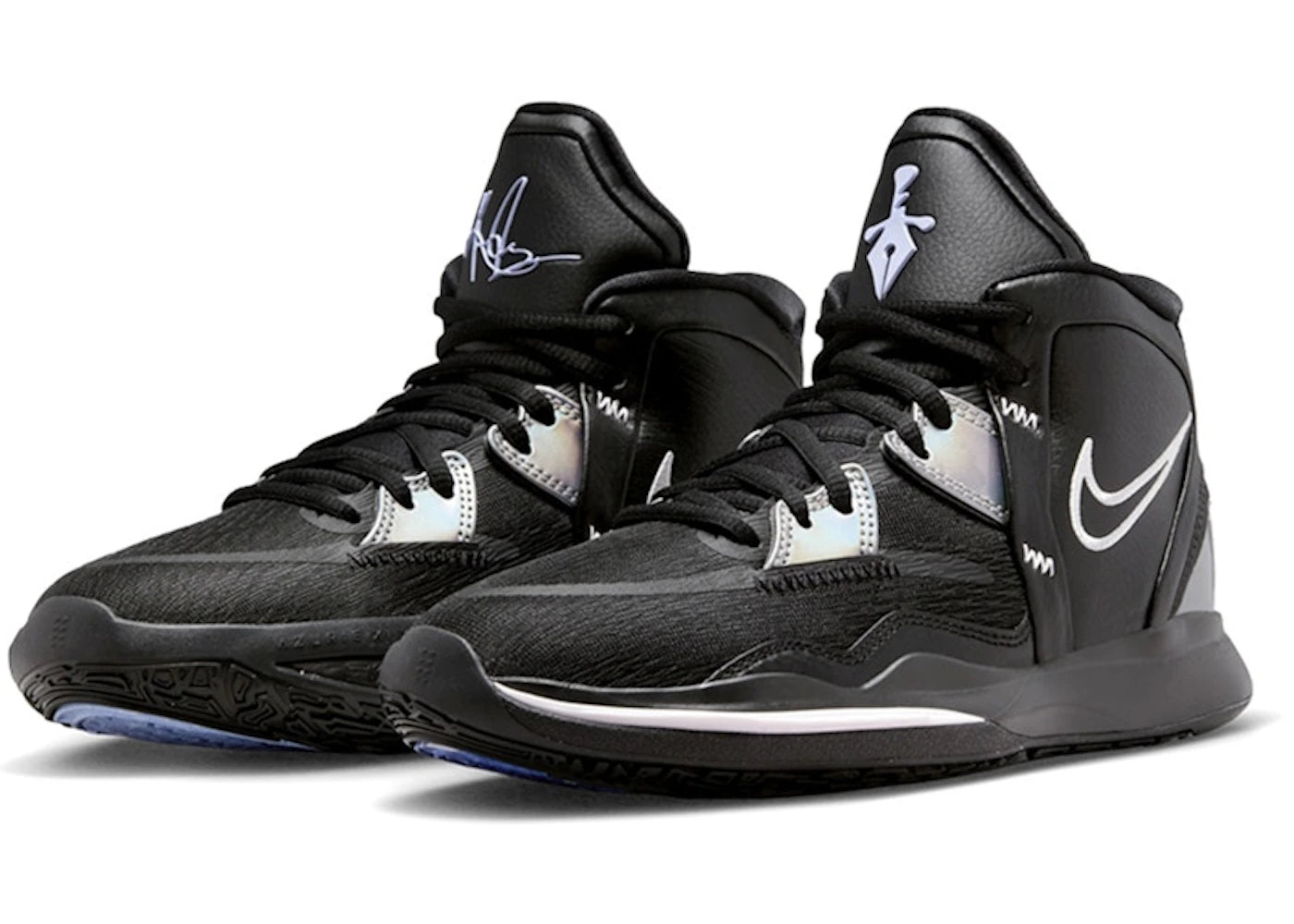 Nike Kyrie Infinity Black Metallic Silver (GS) - vue secondaire A