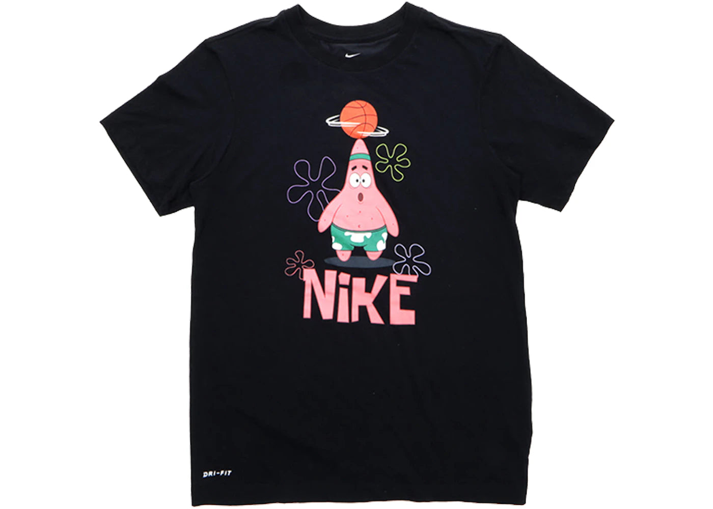 Nike Kyrie x Spongebob Dri-Fit Patrick Star Tee Black - vue 360