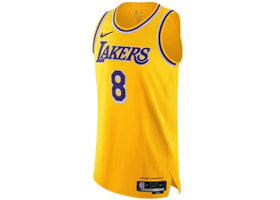 Nike LA Lakers Kobe Bryant #8 Leave A Legacy Jersey Yellow