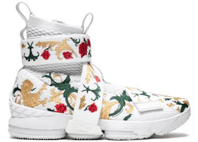 Nike LeBron 15 Lifestyle Kith F&F White - vue 360
