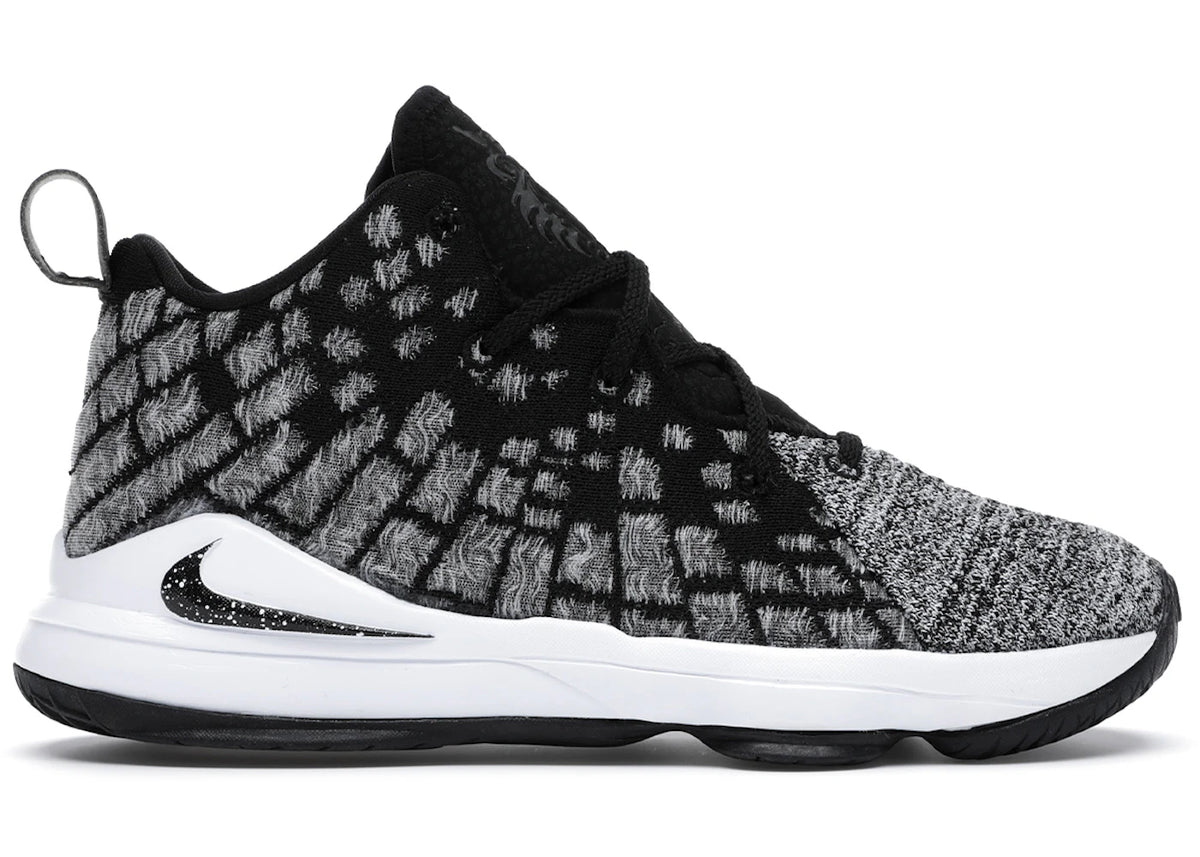 Nike LeBron 17 Black White (PS) - vue secondaire A