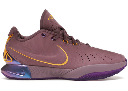 Nike LeBron 21 Purple Rain sneakers - authentic streetwear shoes