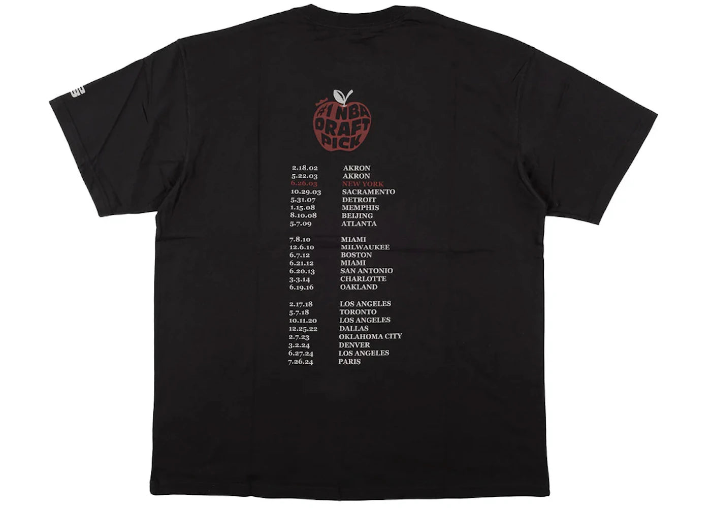 Nike LeBron James "Best In Class" Basketball T-shirt Black - vue secondaire A
