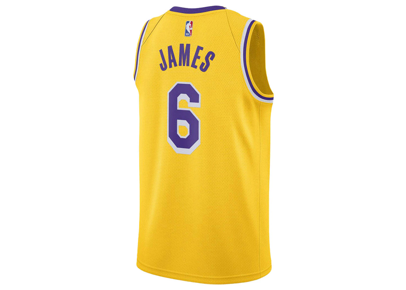 Nike LeBron James Lakers Icon Edition Jersey Yellow/Purple - vue secondaire A