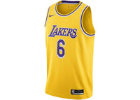 Nike LeBron James Lakers Icon Edition Jersey Yellow/Purple