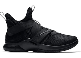 Nike LeBron Soldier 12 Triple Black - vue 360