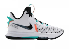 Nike LeBron Witness 5 White Clear Jade - vue 360