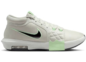 Nike LeBron Witness 8 Light Bone Vapor Green Swan Anthracite - vue 360