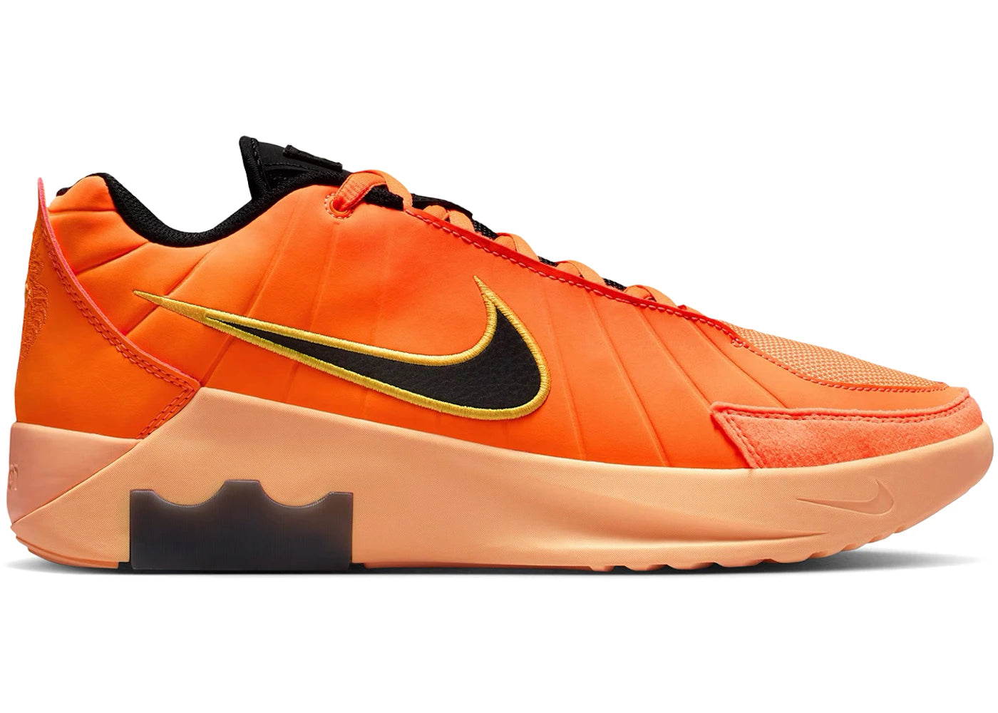 Nike LeBron Witness 9 EP Total Orange Black (Solid Outsole) - vue 360