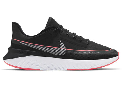 Nike Legend React 2 Shield Black Metallic Silver - sneakers view 2