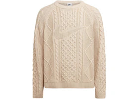 Nike Life Cable Knit Sweater Rattan