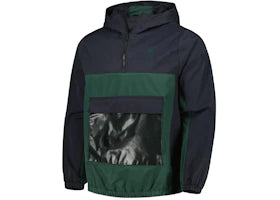 Nike Liverpool Anorak Hoodie Quarter-Zip Jacket Green - vue 360