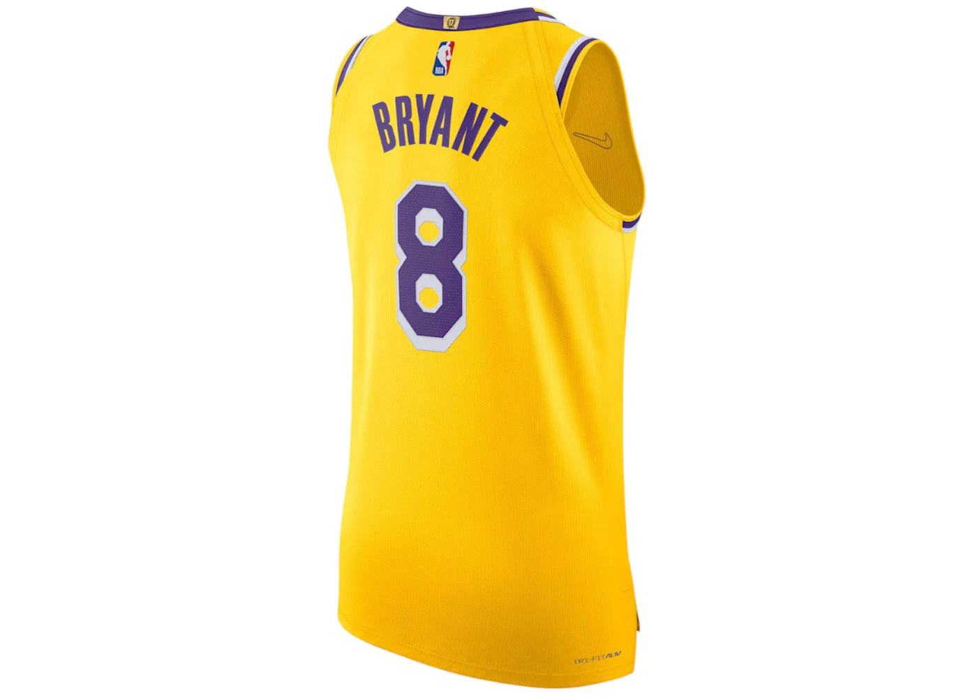 Nike Los Angeles Lakers Icon Edition 2022/23 Dri-FIT ADV NBA Authentic Jersey Amarillo - vue secondaire B