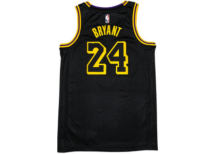 Nike Los Angeles Lakers Kobe Bryant Black Mamba City Edition Swingman Jersey Black/Gold - authentic Nike apparel