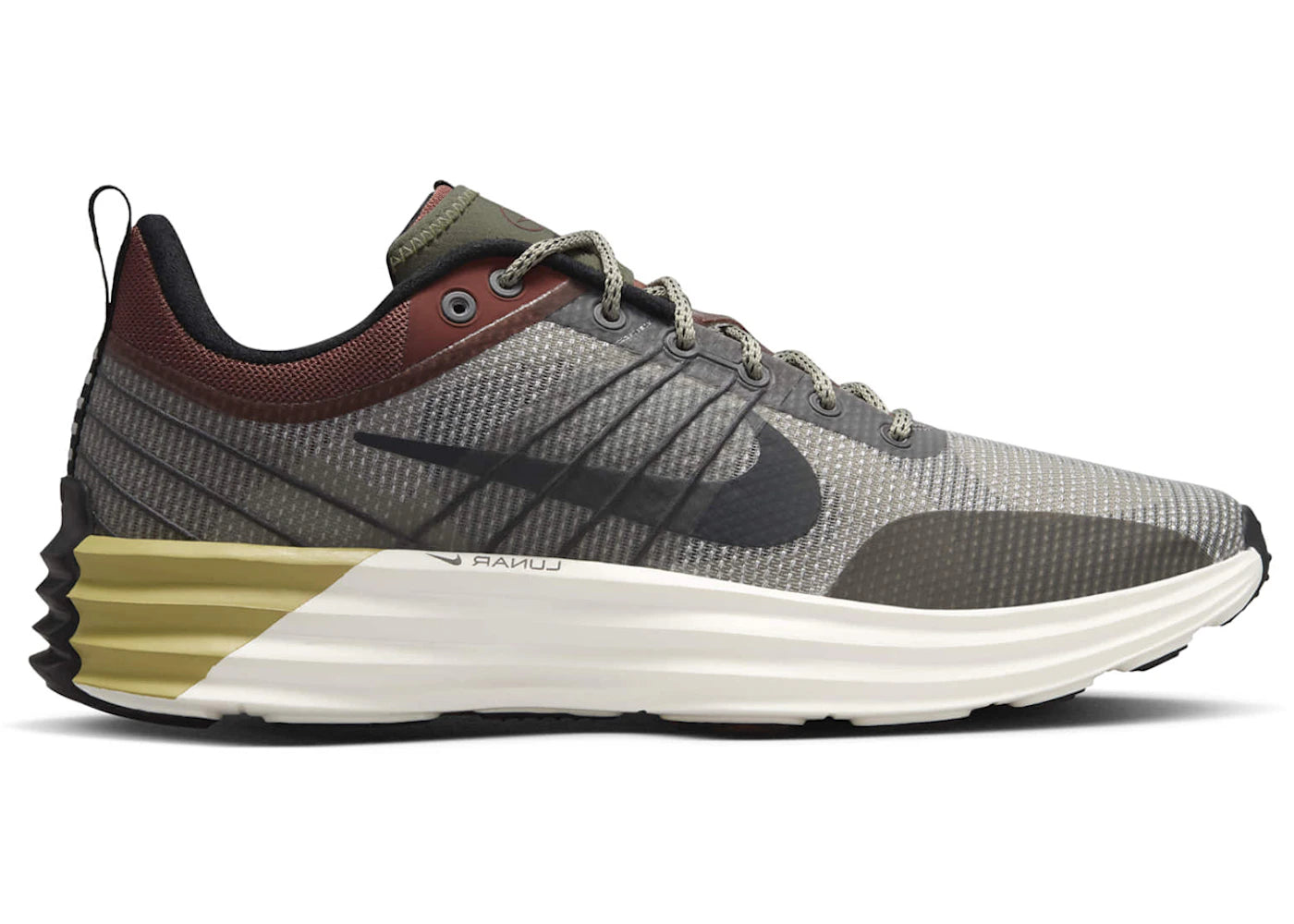 Nike Lunar Roam SE Light Army Red Sepia Medium Olive Black - vue secondaire A