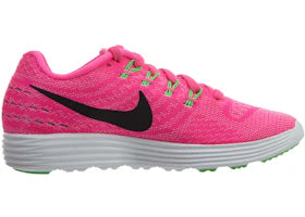 Nike Lunartempo 2 Pink Blast Black-White-Rg Green (Women's) - vue 360