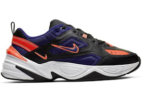 Nike M2K Tekno Black Deep Royal Blue Bright Crimson