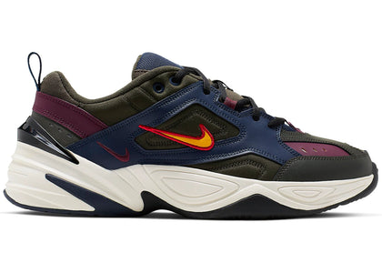 Nike M2K Tekno Midnight Navy Bordeaux - sneakers view 2