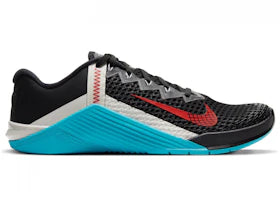 Nike Metcon 6 Black Light Blue Fury - vue 360
