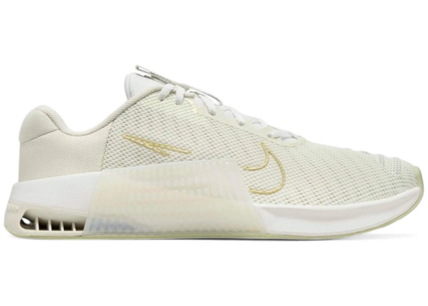 Nike Metcon 9 Premium Sea Glass Summit White Metallic Gold (Women's) - vue 360