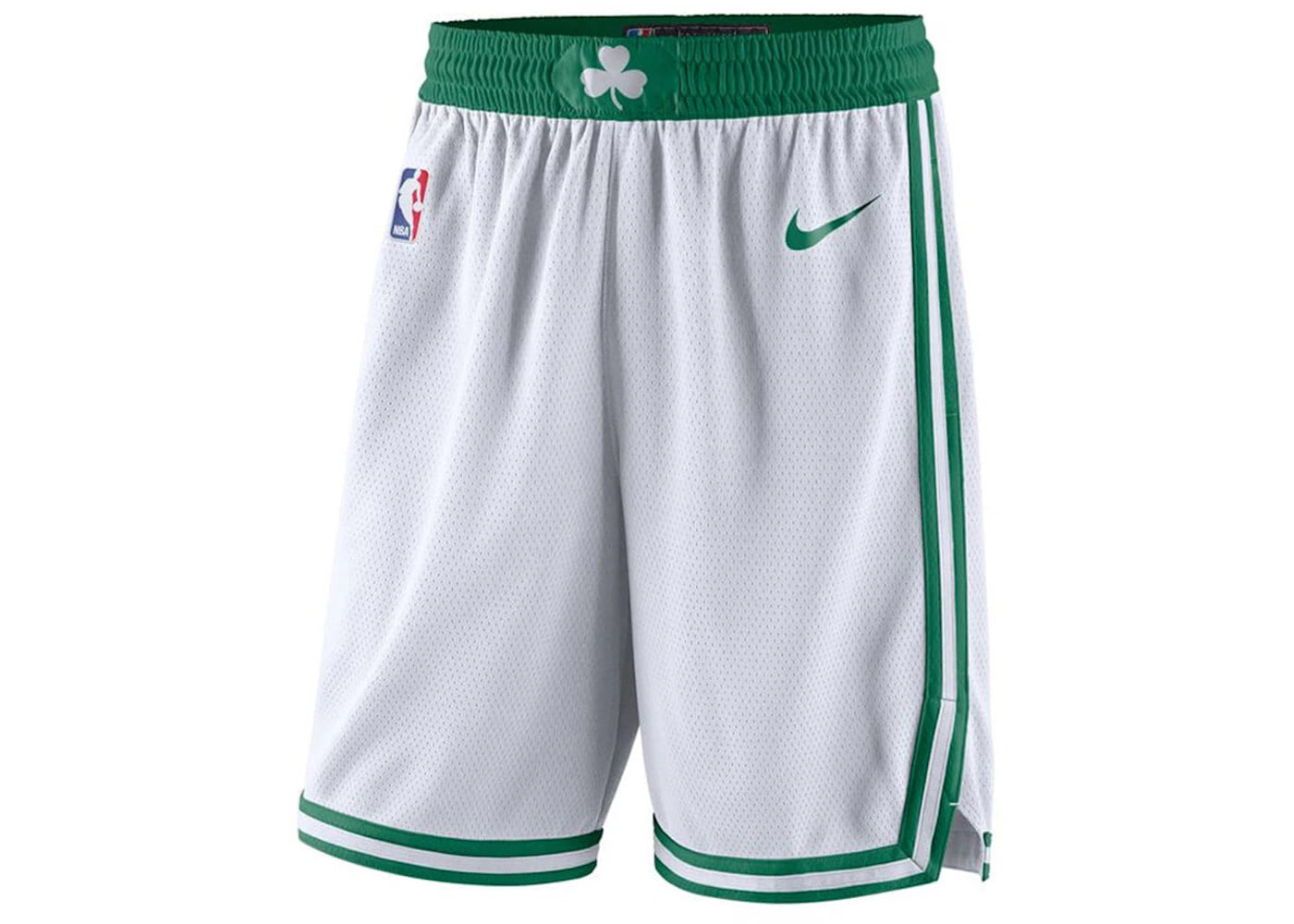 Nike NBA Boston Celtics Association Edition Swingman Dri-FIT Shorts White/Green - vue secondaire A