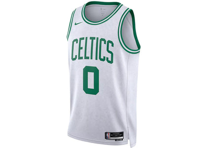 Nike NBA Boston Celtics Jayson Tatum Association Edition Swingman Jersey White/Green - apparel view 2