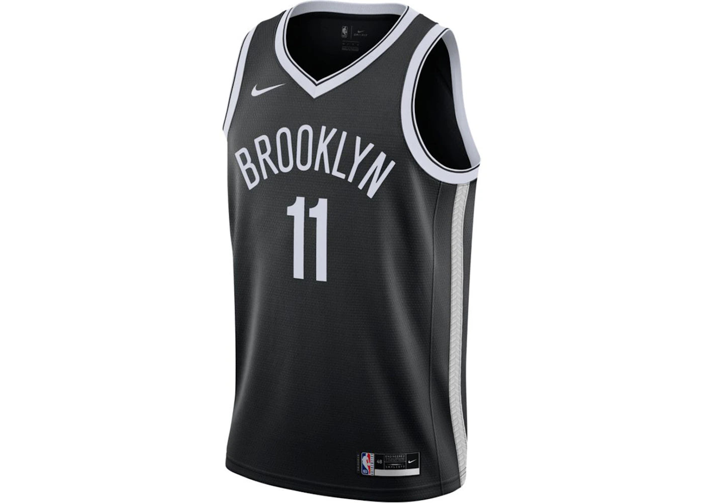 Nike NBA Brooklyn Nets 2020 Kyrie Irving Icon Edition Swingman Jersey Black - vue secondaire A