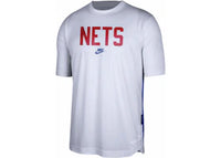 Nike NBA Brooklyn Nets Classic Edition Pregame Dri-Fit T-shirt White
