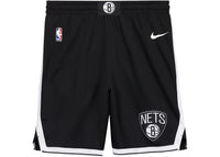 Nike NBA Brooklyn Nets Icon Edition Dri-FIT Swingman Shorts Black/White