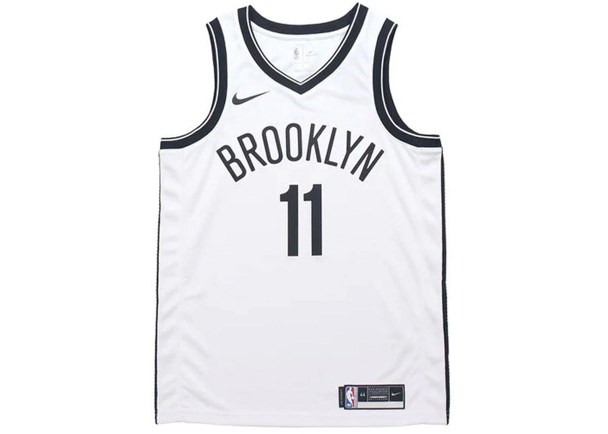 Nike NBA Brooklyn Nets Kyrie Irving 11 Fan Edition Jersey White - vue 360