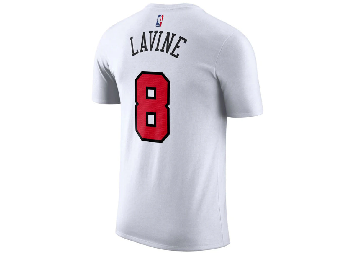 Nike NBA Chicago Bulls Zach Lavine T-shirt White - vue secondaire B