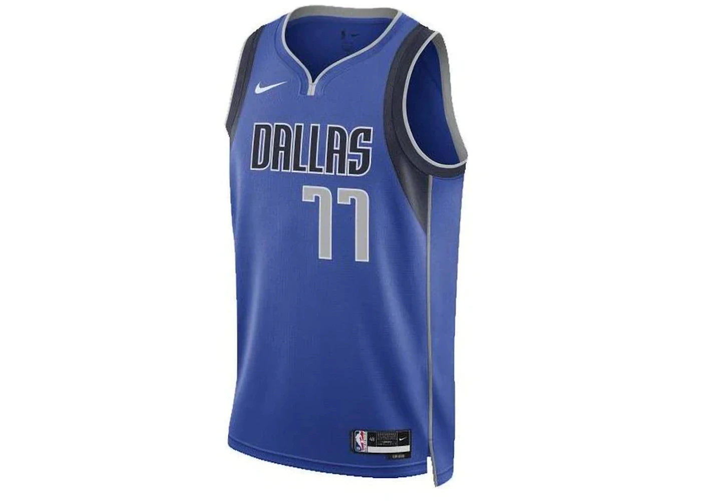 Nike NBA Dallas Mavericks Luka Doncic Icon Edition Swingman Dri-Fit Jersey Blue - vue secondaire A